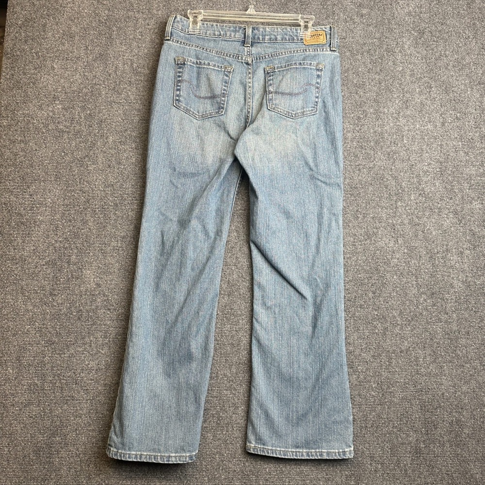 Signature by Levi Strauss Co Low Rise Bootcut Womens 10 Short Blue Jeans Y2K - Picture 5 of 14